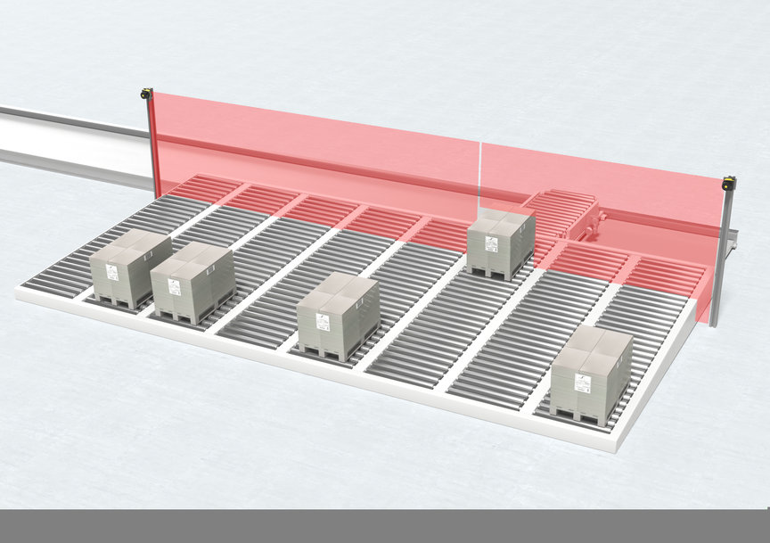 Mehrspurige Transportanlagen effizienter sichern